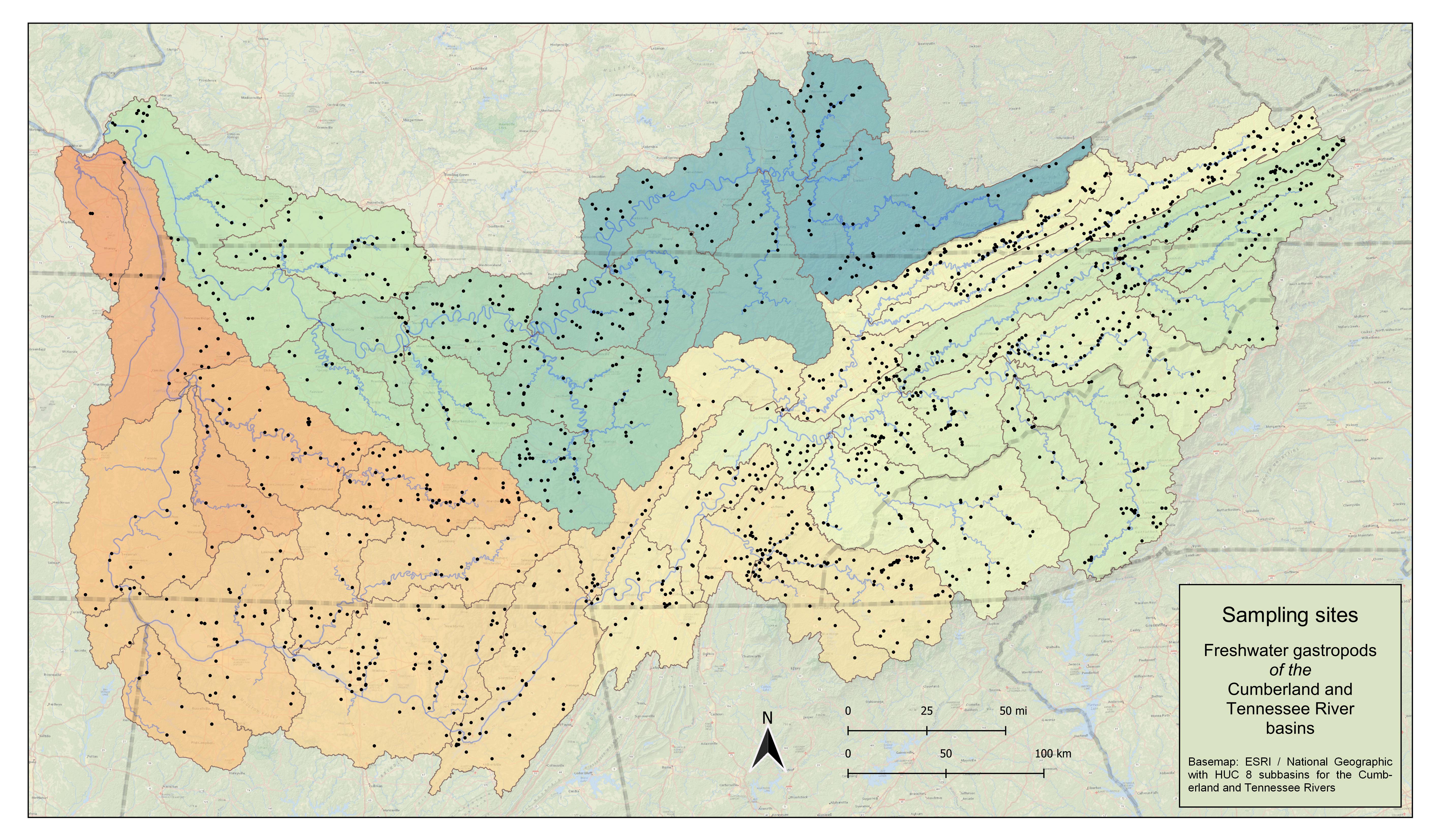 FWGTN Sample sites